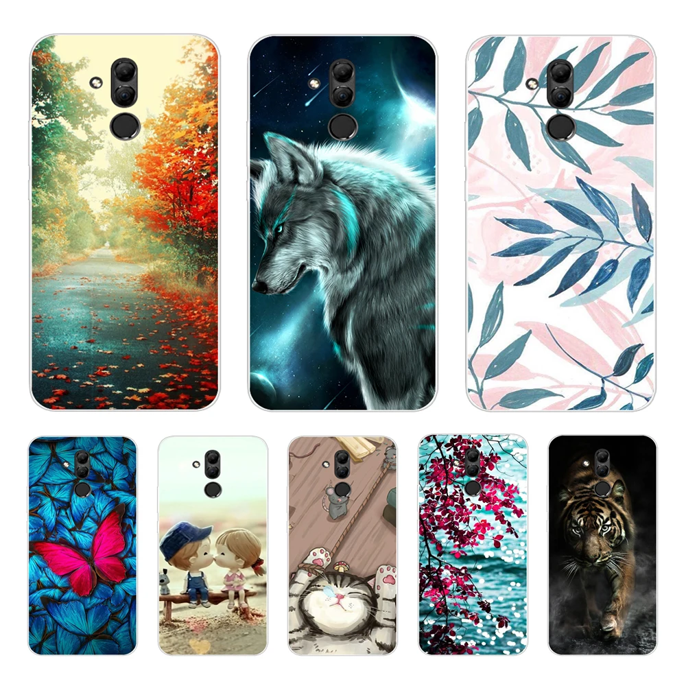 P soft case For Huawei Mate 20 Lite Case 6.3 inch Transparent Silicone Phone For Huawei Mate 20 Lite Cover Coque Capa