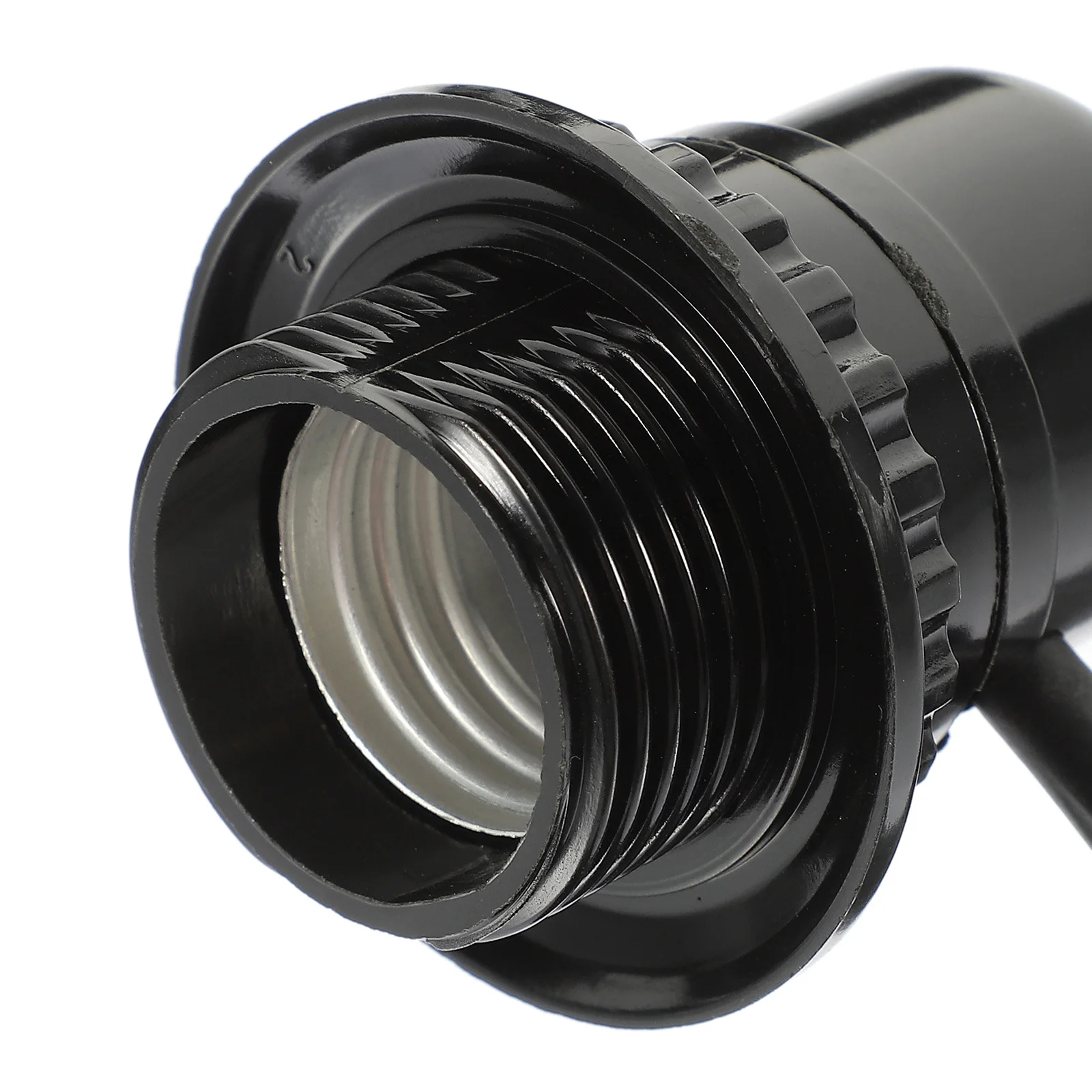 

2pcs E26/E27 Lamp Socket Retro Light Bulb Holder Bakelite Base For Diy Pendant Lighting Fixture Repair Project