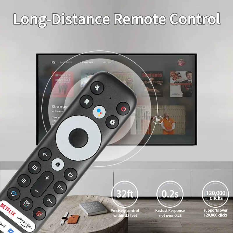RC902V FMR5 For TCL Voice Remote Control Compatible With TCL 8K QLED Thomson TV X925 65X925 75X925 C635K 43C635K 50C635K 75C635K