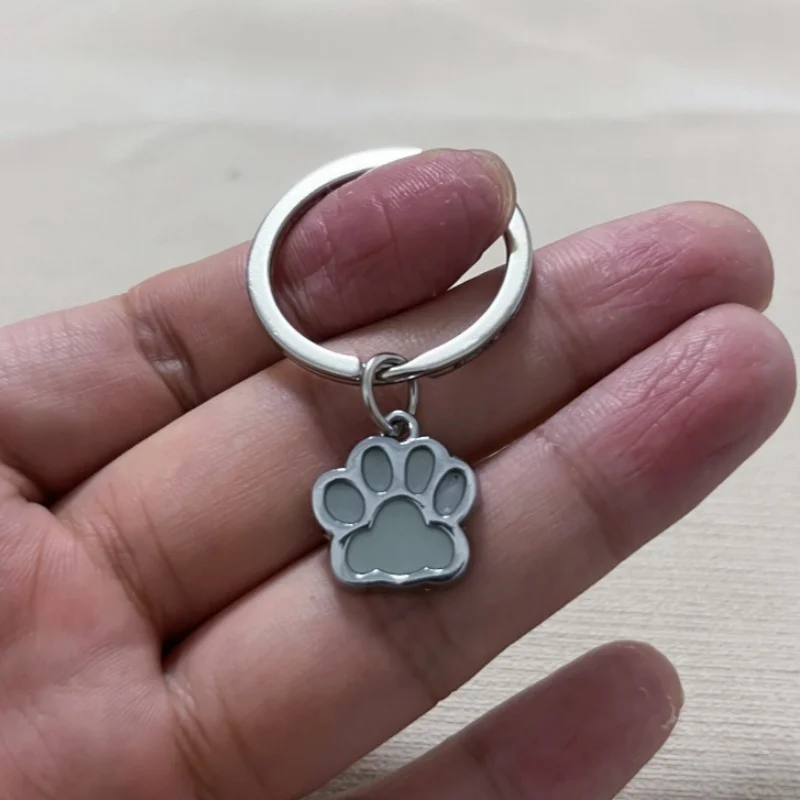 New Nightlight Dog Claw Keychain for Women's Gifts, Fashionable Item for Dog Lovers, Gift Gifts