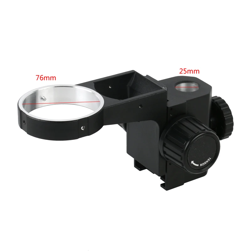 76mm Adjustable Focusing Stereo Microscope Head Holder Trinocular Binocular Table Microscopio Stand Focus Supporter