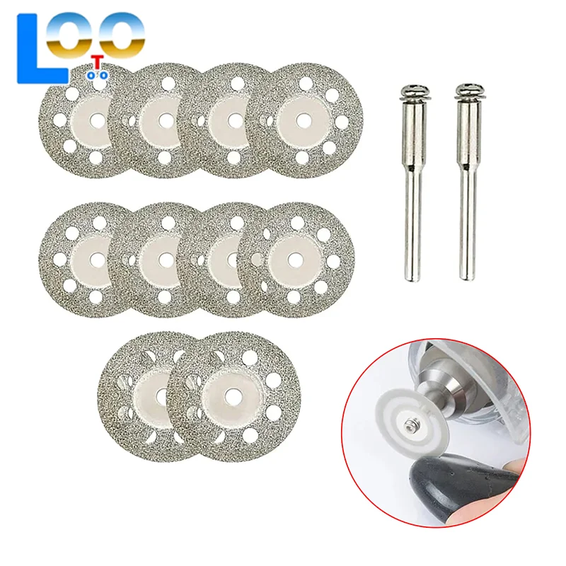 Алмазные отрезные диски для вращающегося инструмента, резак для плитки 545, керамический, стеклянный, камень, набор лезвий для кладки