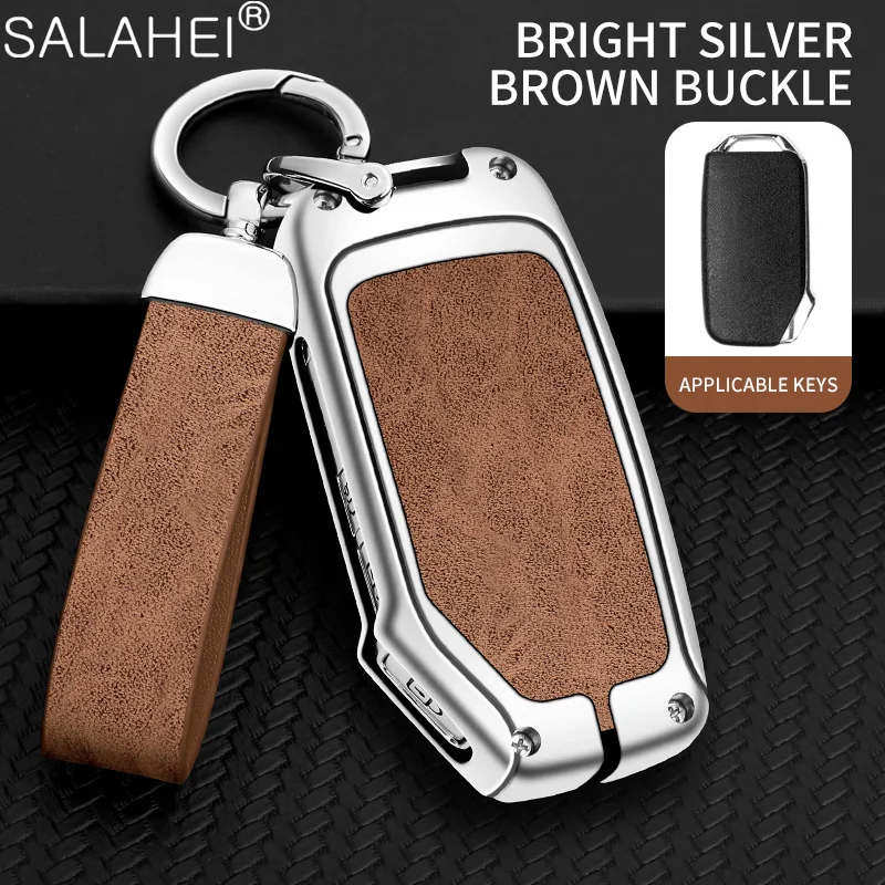 Fashion Full Car Key Holder Protector Bag For KIA KN Sportage R Stinger Sorento Ceed Cerato Forte Niro Soul Telluride GTLine