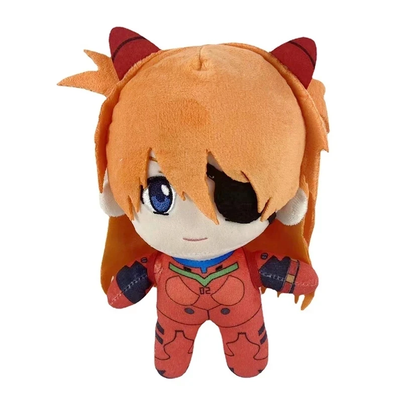 

20cm New Ayanami Rei Plush Asuka Langley Soryu Rei Plush Stuffed Ray Japanese Anime Kawaii Cute Cartoon Toys Dolls Bed Gift