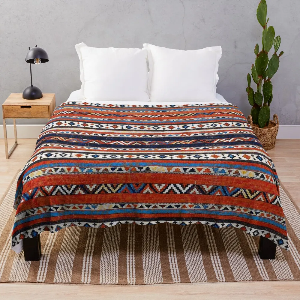 

Shirvan East Caucasus Kilim Print Throw Blanket fluffy anime Blankets Sofas Of Decoration Plaid on the sofa Beach Blankets