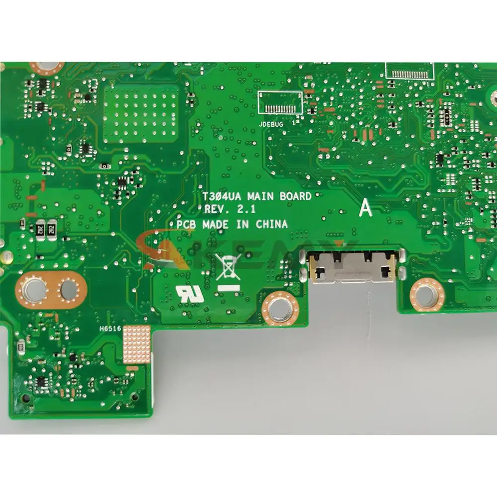 Voor ASUS Transformer 3 Pro T304 T304U Notebook T304UA Laptop Moederbord Met I5-7200U I7-7500U 8 GB-RAM test