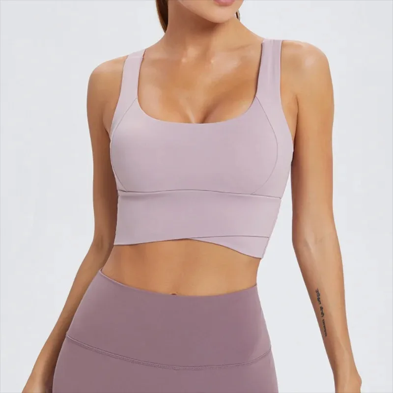 

Women's Underwear Sports Yoga Bra Women Nylon Soft Stretchy Sports Workout Top Breathable Crop Tops Gym Training Fitness Bra