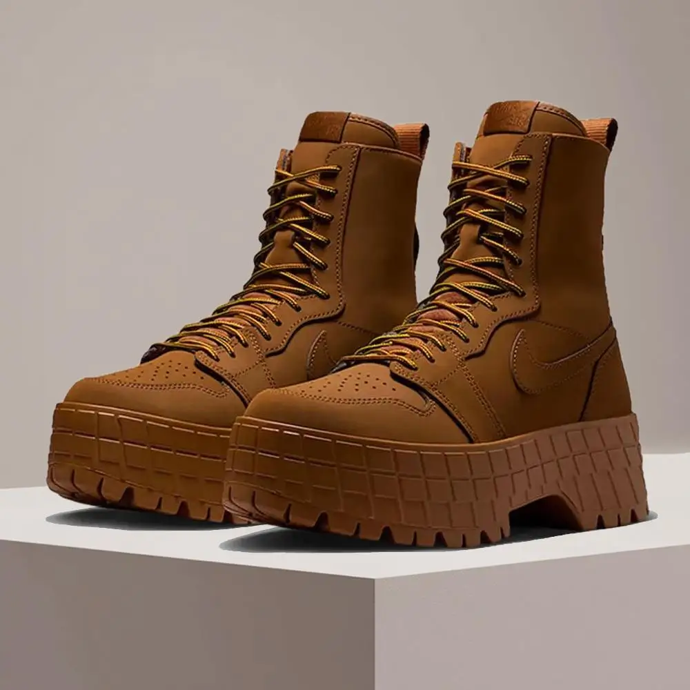 

Женские модные универсальные повседневные кроссовки Nike AIR JORDAN 1 BROOKLYN: удобные, нескользящие, прочные, с толстой подошвой IO8742-281