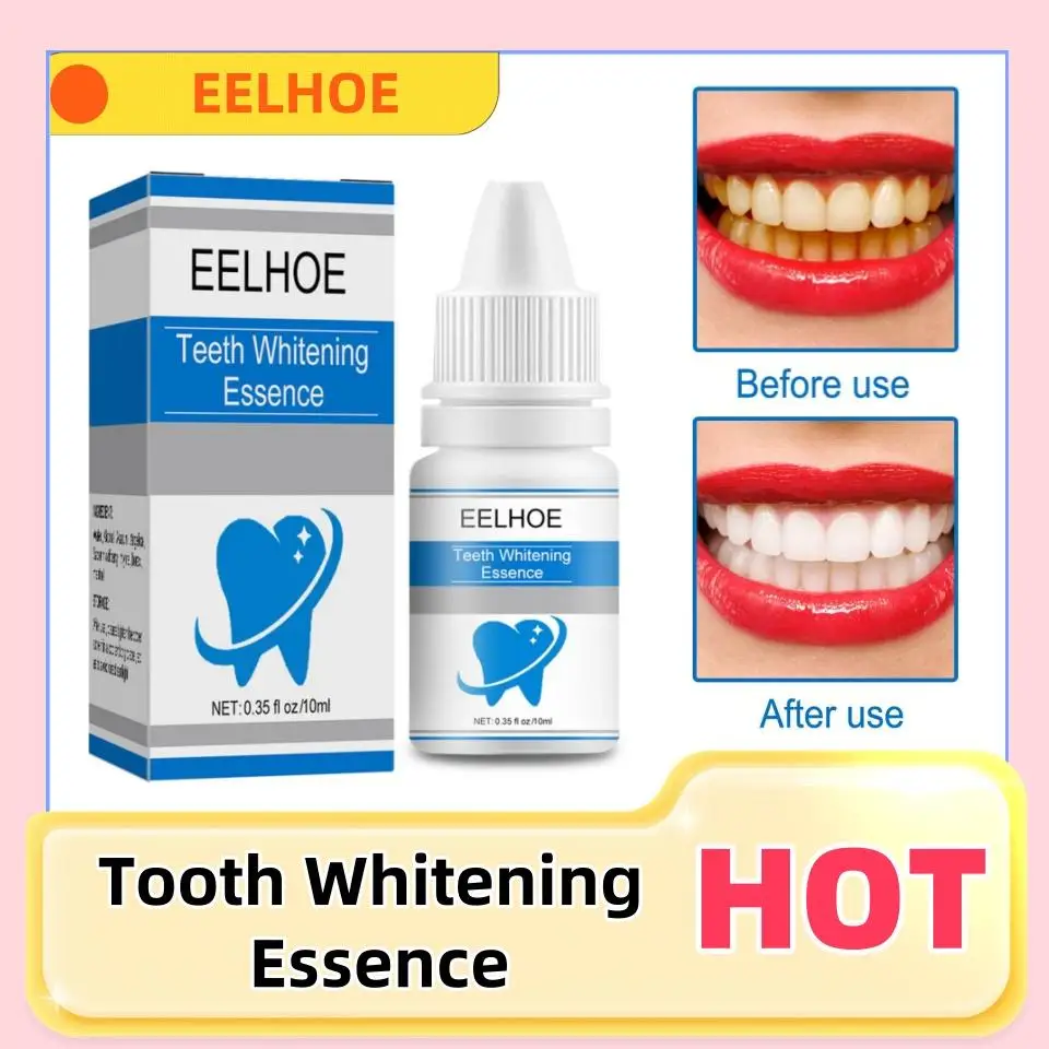 EELHOE Cleaning Tooth Whitening Essence Effective Remove Plaque Yellow Teeth Stains Removal Serum Fresh Breath Tooth Essence