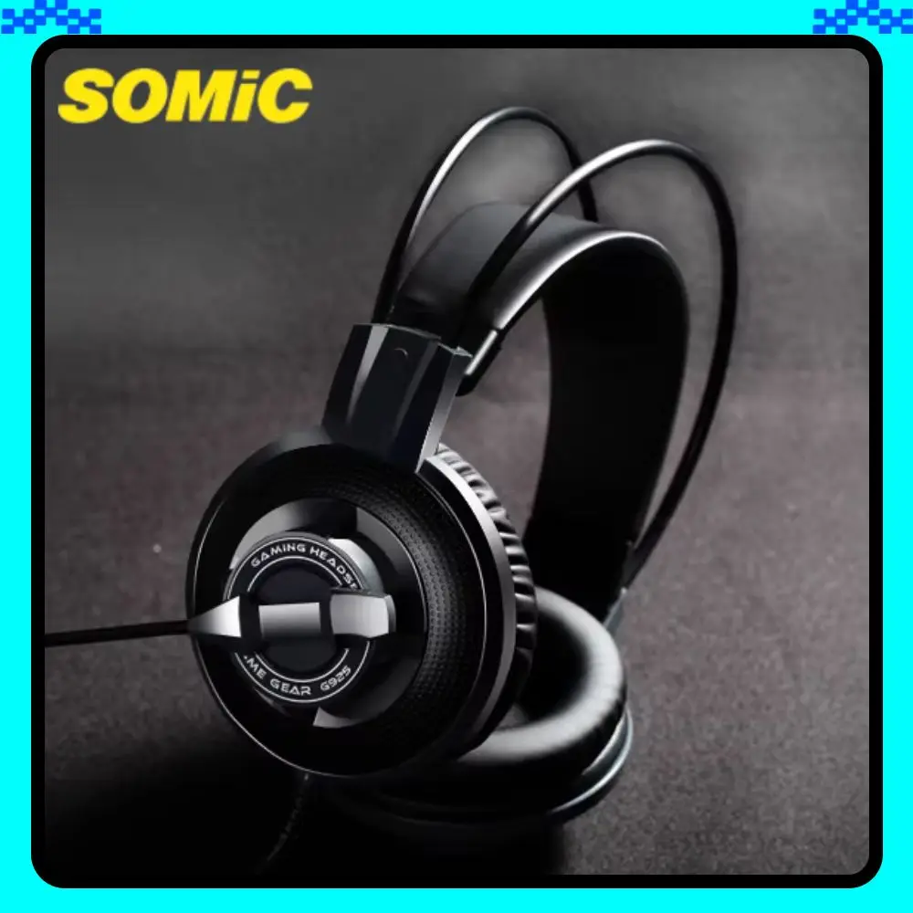 

Somic G925 Headset USB Wired Earphones Lightweight Woven Earphone Portable Esports Gaming Headphones Customized Headphones Gift