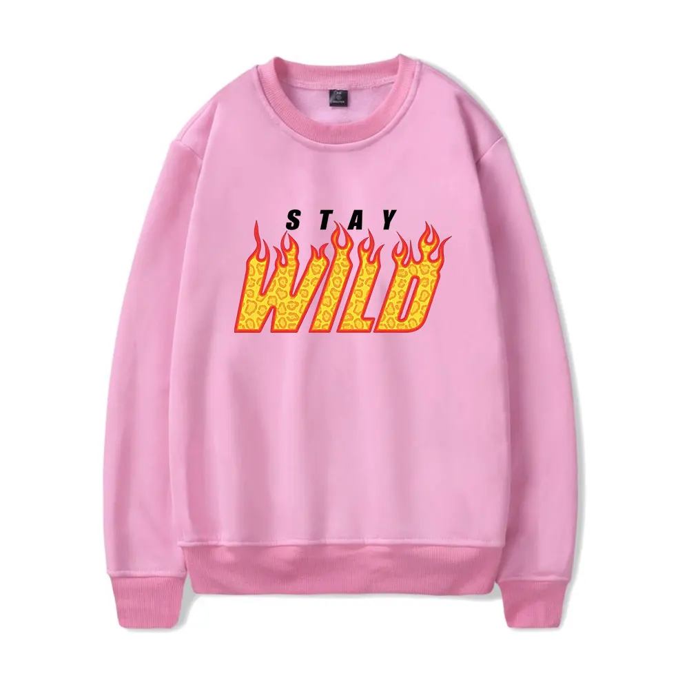 Ben Azelart Stay Wild Vintage 90s Merch Sweatshirt Men Women Unisex Sweatshirt Sports Pullover Harajuku Fashion Pullover