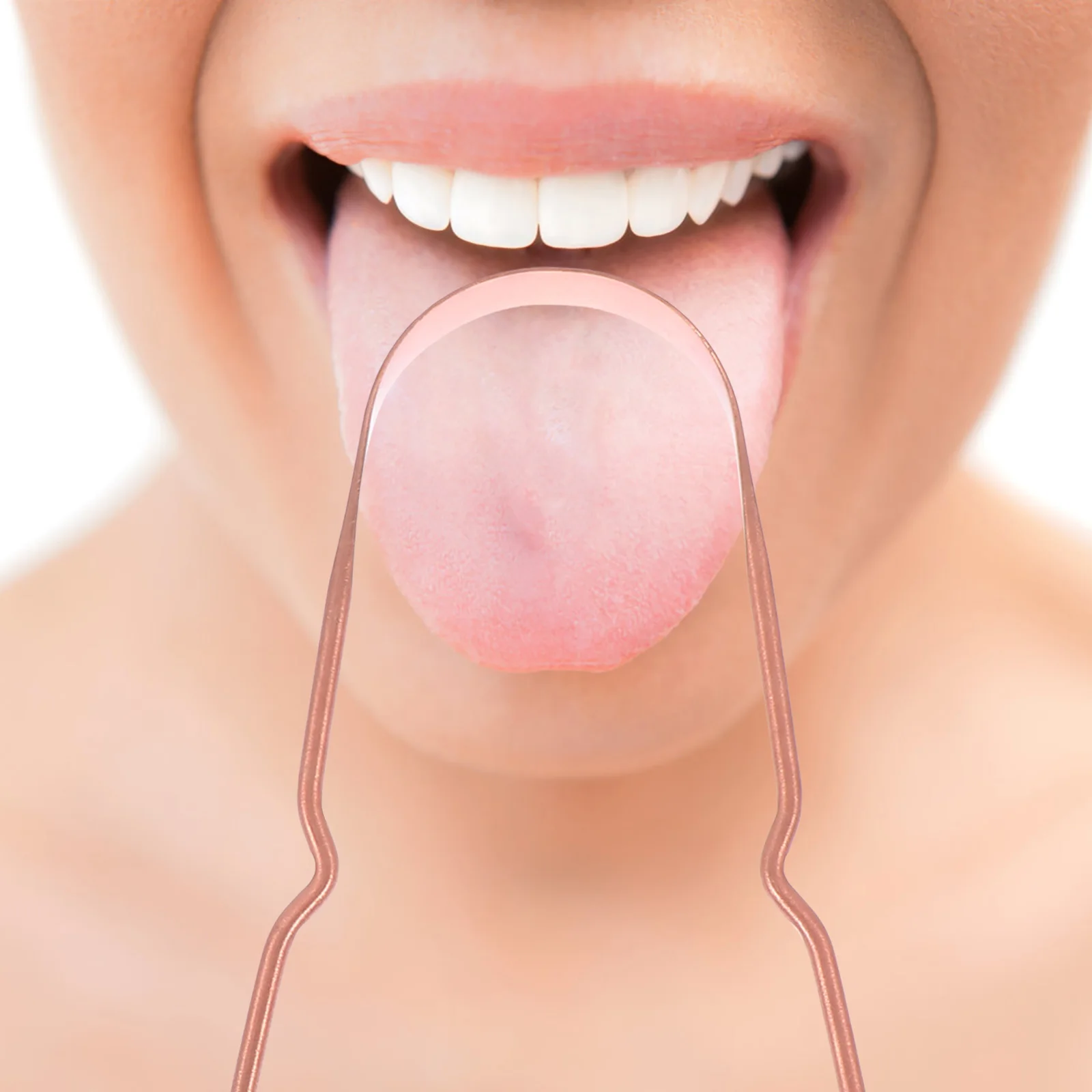 

1 set Tongue Cleaner Brushes Oral Care Tools Copper Scraper Portable Storage Box Gifts Oral Care Scraper