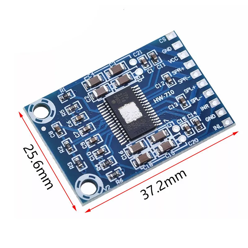 1szt TPA3116D2 XH-M562 50W+50W 2.0 kanałowy cyfrowy stereofoniczny wzmacniacz mocy audio DC 12-24V