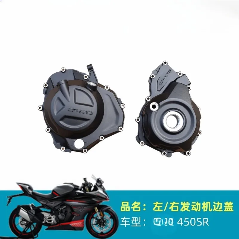 

Motorcycle Engine Magneto Left Stator Coils Cover Right Clutch Side Cover For CFMOTO 450SR CF450SR CF400-6 CF MOTO SR450 400-6