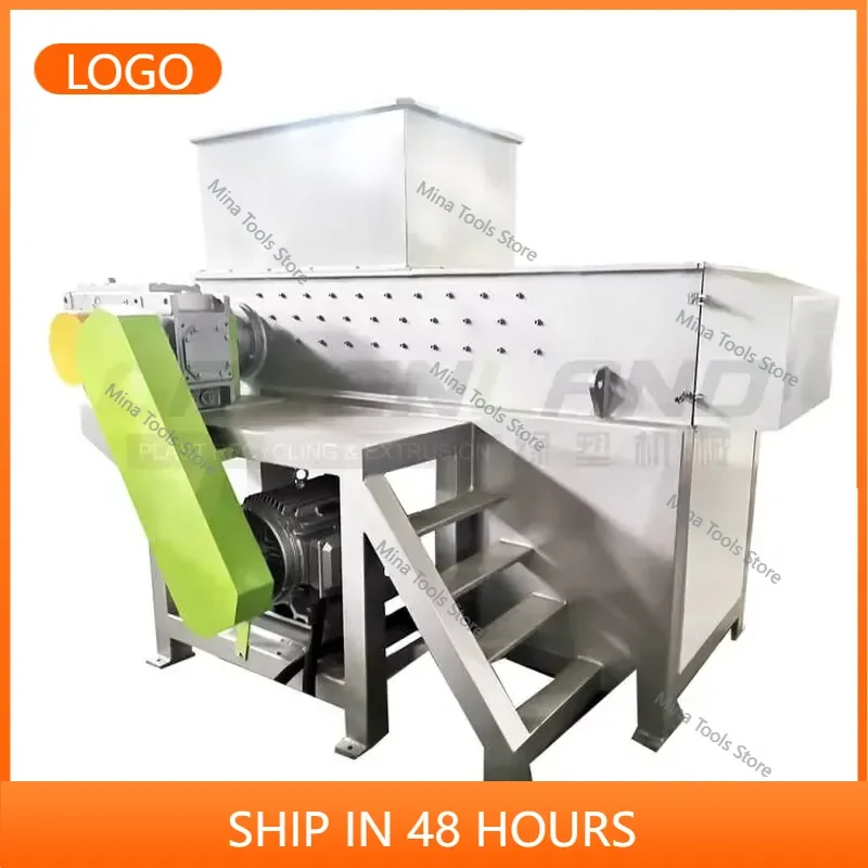 Greenlandplast Single Shaft PP Film Shredder PP Jumbo Bag Recycling Shredding Machine PVC Film Shredder