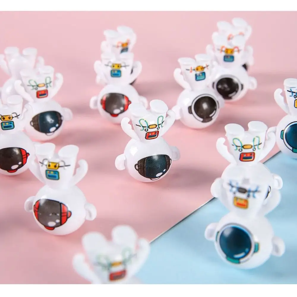 10pcs Spaceman Inverted Mini Tumbler Swing Astronaut Spaceman Astronaut Tabletop Bauble Funny Cartoon Bauble Tumbler