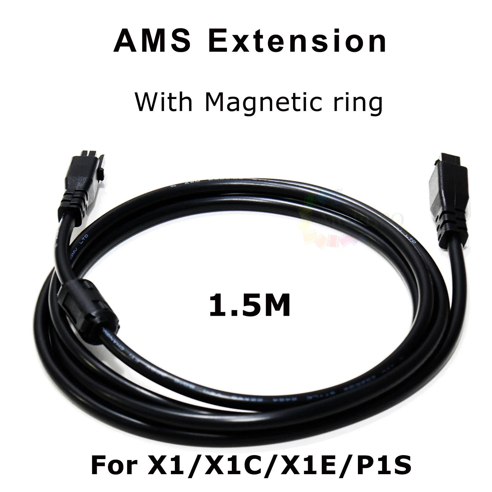 AMS Cable For Bambu lab X1 P1 6pin Data Cable AMS HUB Connection AMS 1.5/2 meters For Bambu Lab X1/P1 Series 3D printers Parts