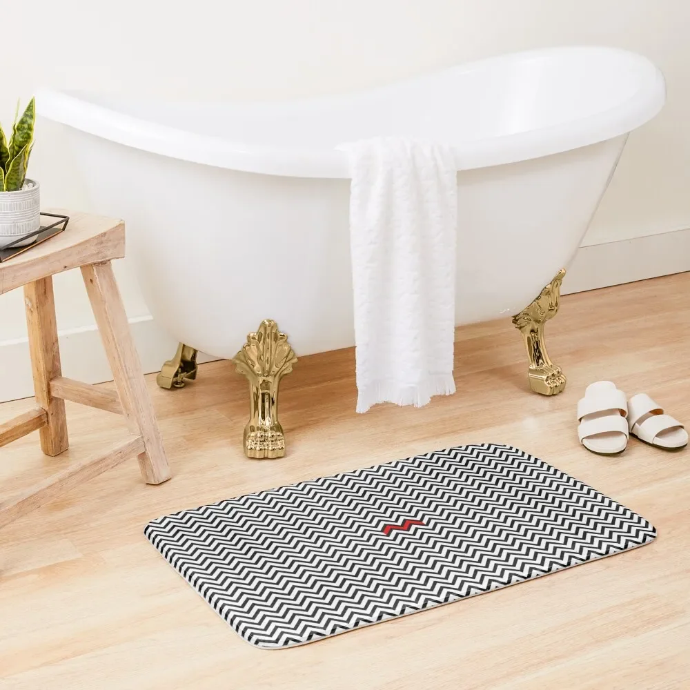 

twin peaks. minimal. Bath Mat Anti-Skid Shower Modern Bathroom Accessories Absorbent Rug Rug Bathroom Mat