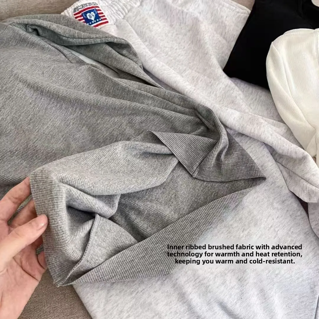 المرأة طويلة الأكمام صوف مبطن قصيرة سميكة الدافئة تي شيرت الكورية نمط سليم صالح قاعدة قميص U الرقبة لخريف شتاء