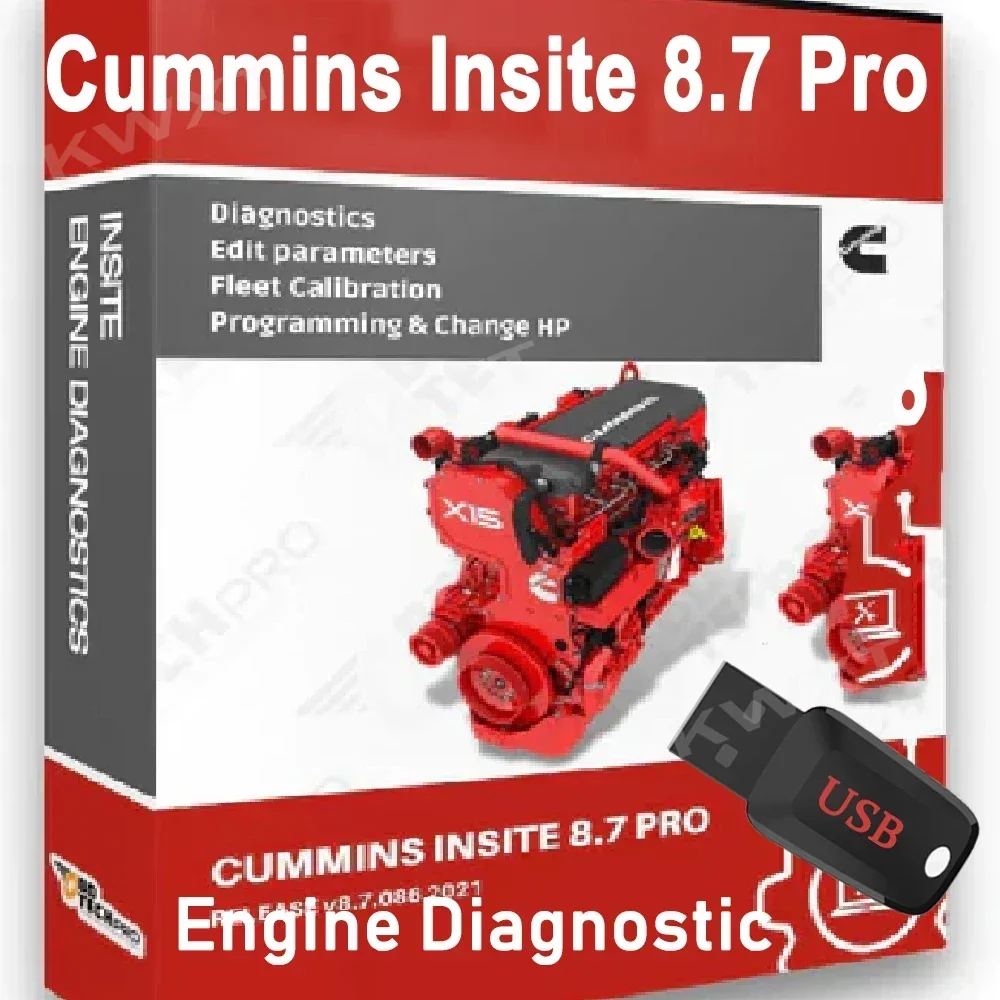 

Cummins Insite 8.7 Pro + INCAL File 41GB Full Engine Inline7 Datalink Fault Code Engine Tests for CMS Update R P1210 EC-M