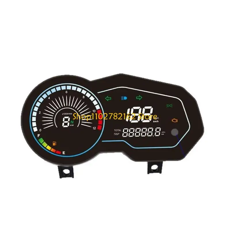 

547B Motorbike Digital Instrument Panel 12V Speed Mileage Display for 150z 150sz 170z