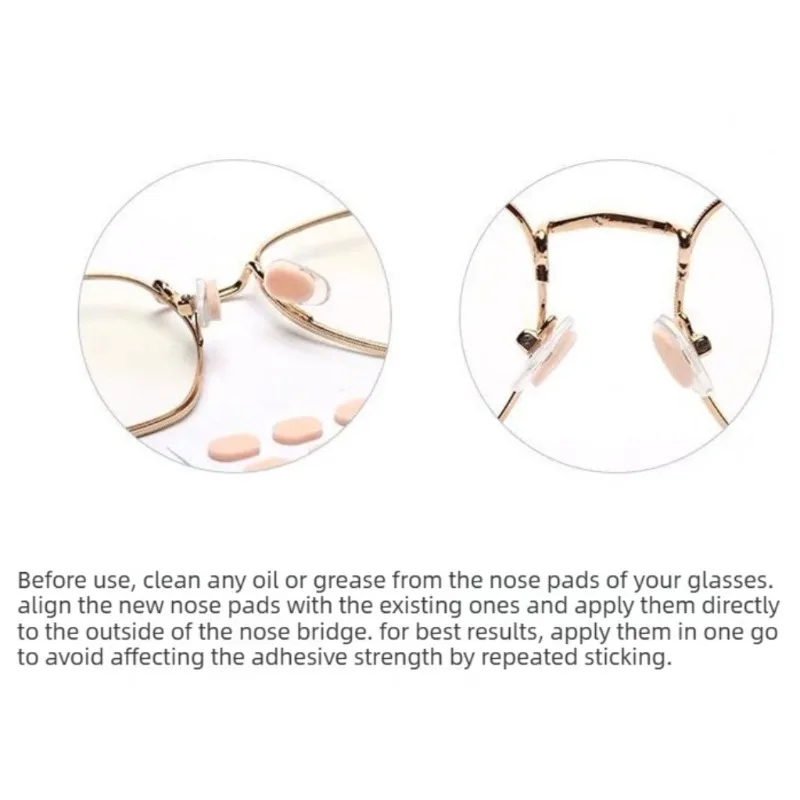 Comfortable Nose Pads for Eyeglasses Sponge Cushion Anti Slip Heightening Nose Bridge Pressure Relief