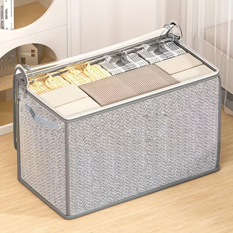 1 High-Transparency, Large-Capacity Storage Bag Made of Non-Woven Fabric, Foldable and Easy to Store