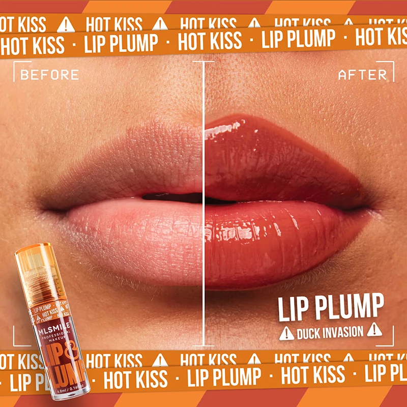 Plumping Lip Gloss Mirror Lip Glaze Pearlescent Lip Gloss Duck Lip Liquid Lipstick Lip Oil Transparent Sexy No Sticky Lip Gloss