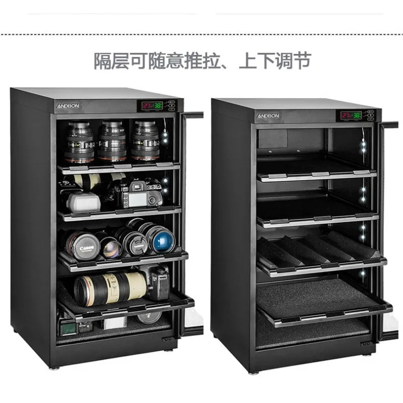 Looook Store Electronic Camera Dry Cabinet Moisture Proof Storage Box with Hygrometer for Lenses Photography Equipment