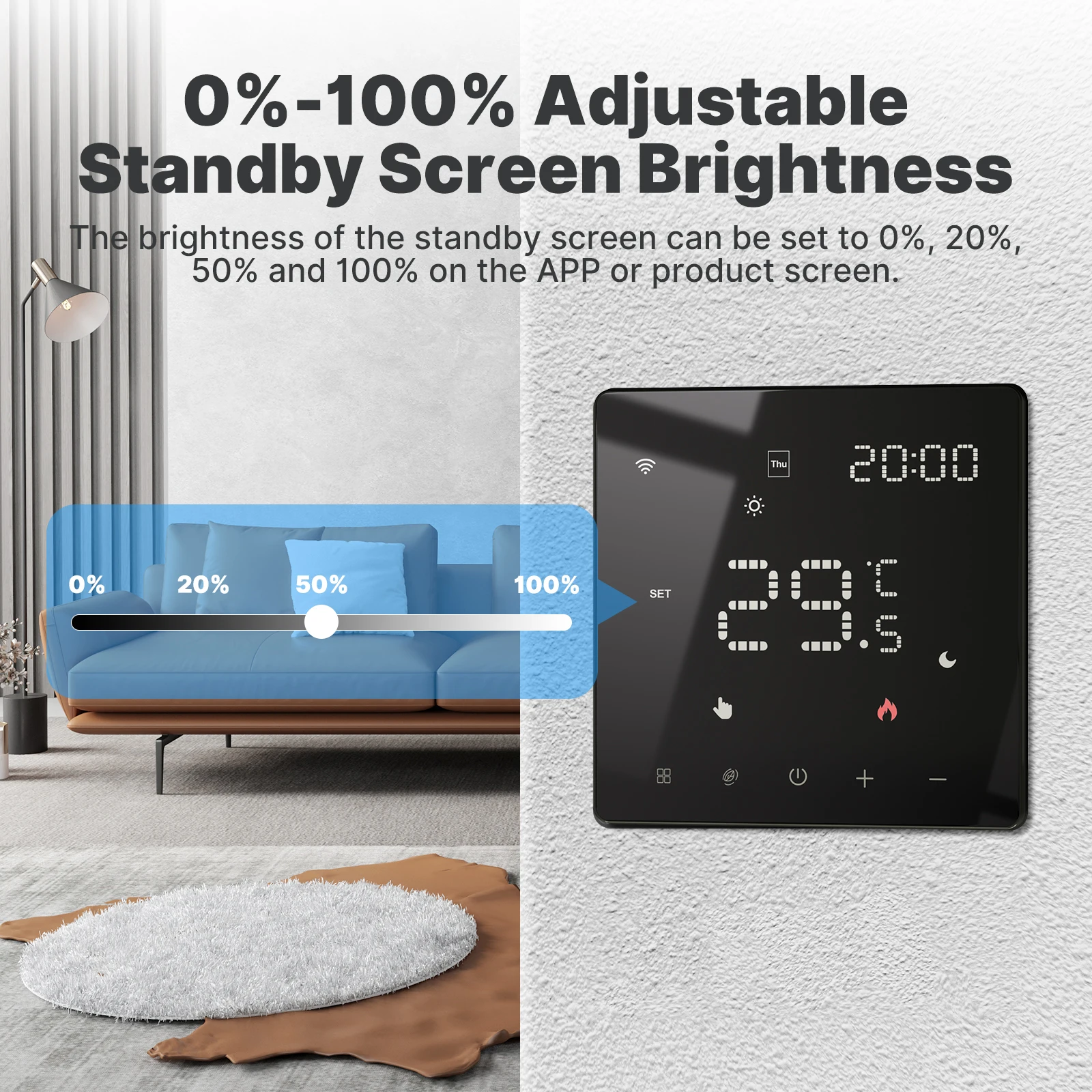 MOES WiFi/ZigBee منظم حرارة ذكي متحكم في درجة الحرارة Tuya للمياه/غلاية الغاز/التدفئة الكهربائية دعم أليكسا جوجل المنزل