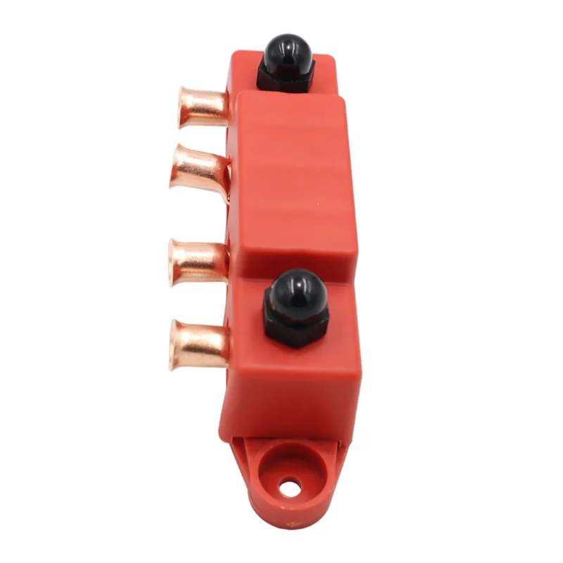 Busbar Box Plate 250A Integrated Specification Current Busbar Cable Box Power Box Accessories For RV Yacht Car Red