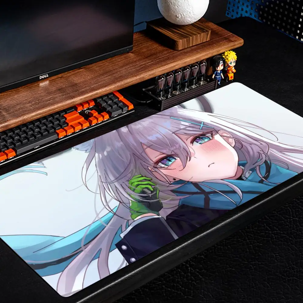 sunaookami shiroko Mouse Pad 500X1000 mm Large Gaming Mousepad Gamer XL Rubber Otaku Keyboard Pad Laptop Desk Mat