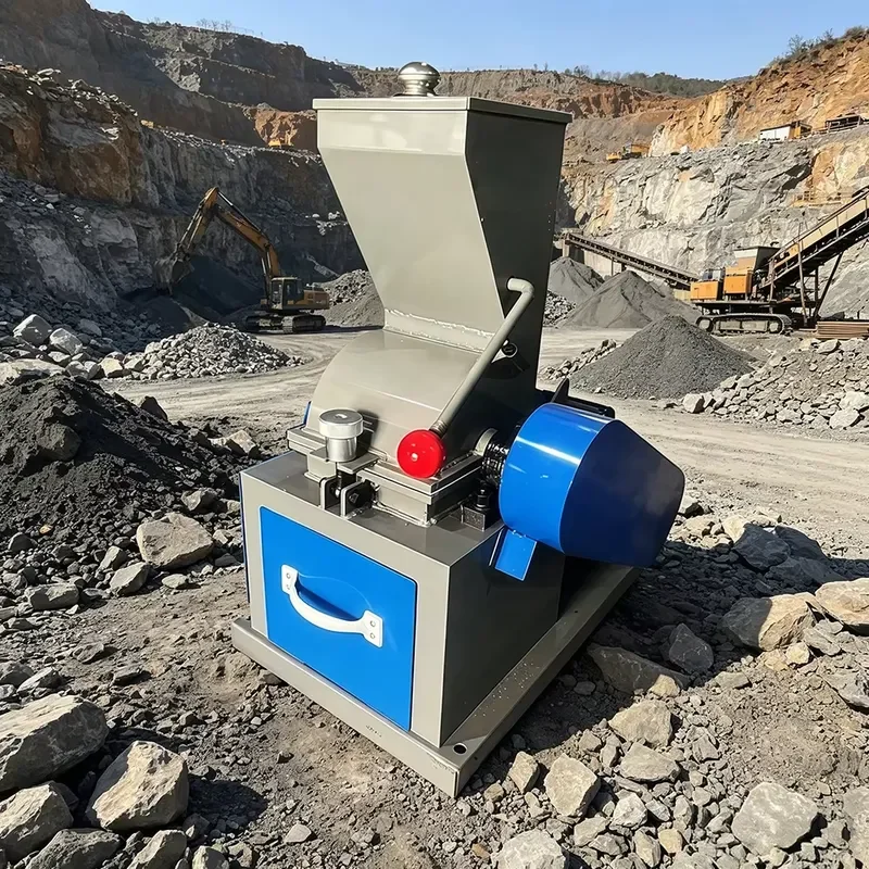 i Laboratory Hammer Crusher with 3mm Discharge Size Small Scale Crushing Machine for Coal Rock Ore Sample Preparation