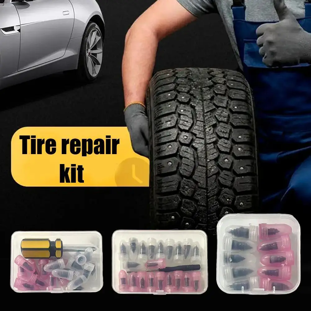 

Universal Tire Repair Rubber Nails For Bike Bicycle Car Motorcycle Tire Puncture Screw Kit Repair Tool Mushroom Plug Kit
