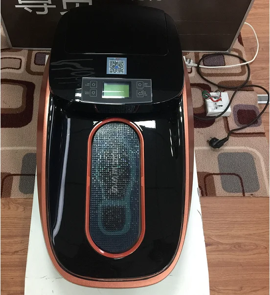 

Intelligent Disposable Shoe Cover Dispenser Simply Designed PP PVC Machine Automatically Wraps Shoes for Home Hospitals