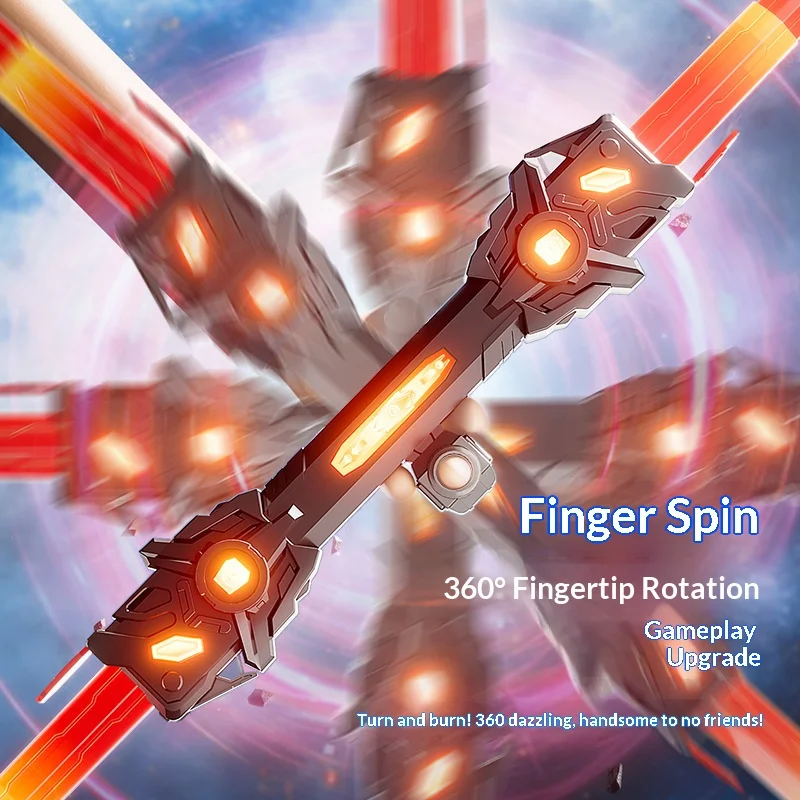 Children's Toy Double-Edged Laser Sword Planet Telescopic Light-Up Sword Two-In-One Children's Light-Up Battle Toy Birthday Gift