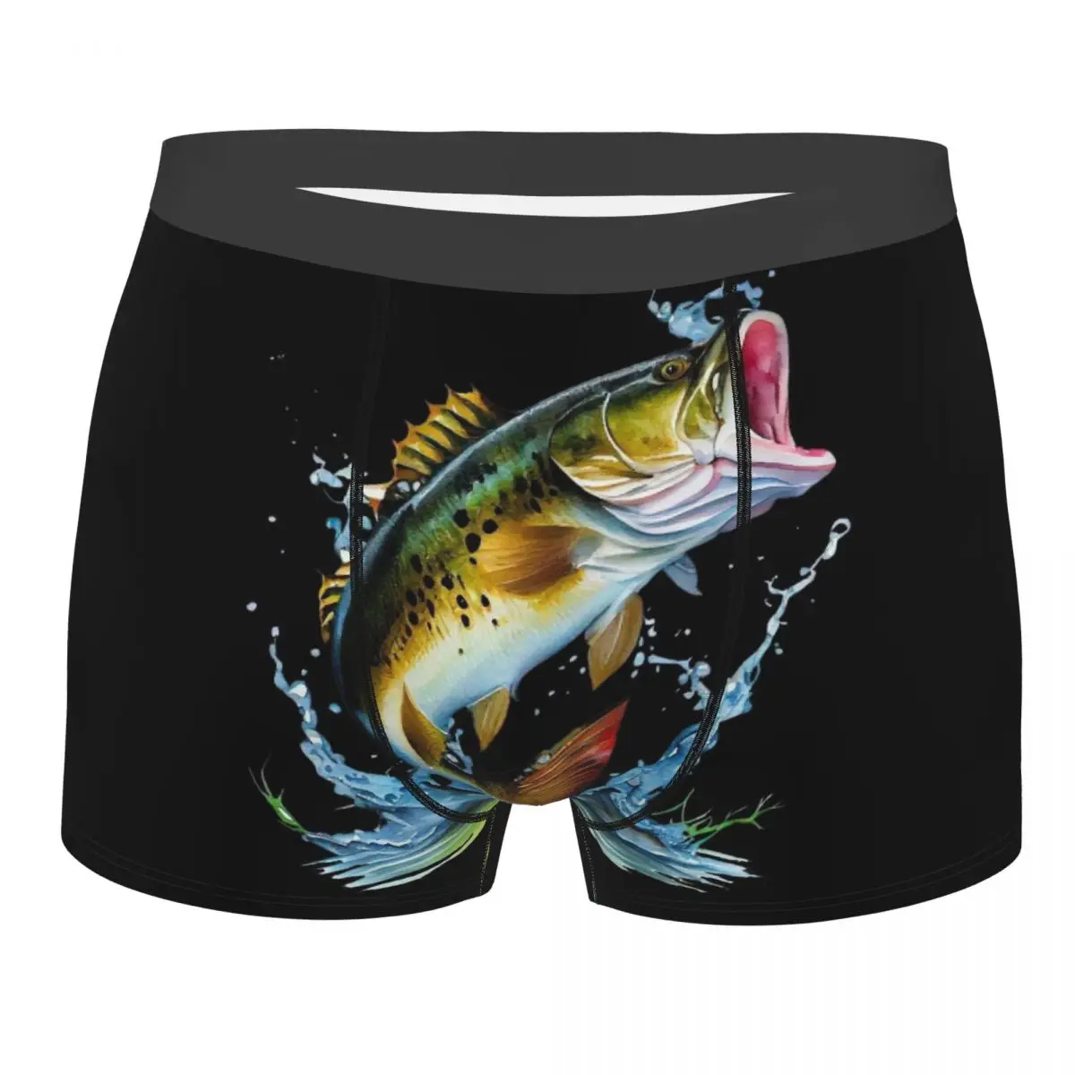 Divers caleçons colorés en forme de poisson tropical pour hommes, boxer respirant 402, short imprimé 3D de haute qualité, cadeau d'urgence