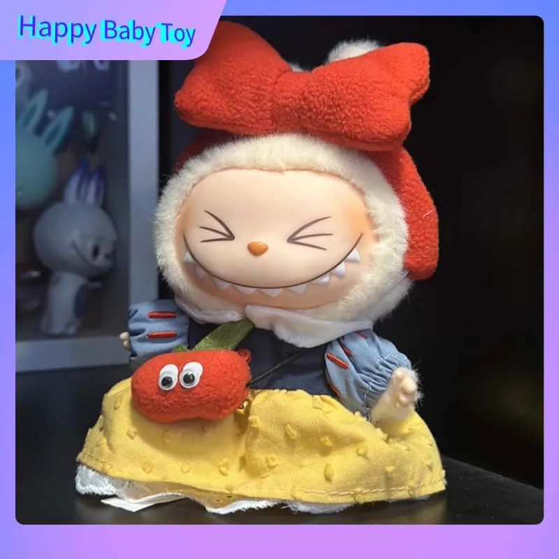 

New Suitable For 15/17cm Labubu Clothing V1/V2/V3 Blind Box Pendant Doll Princess Clothes Original Cute Doll Dress Birthday Gift