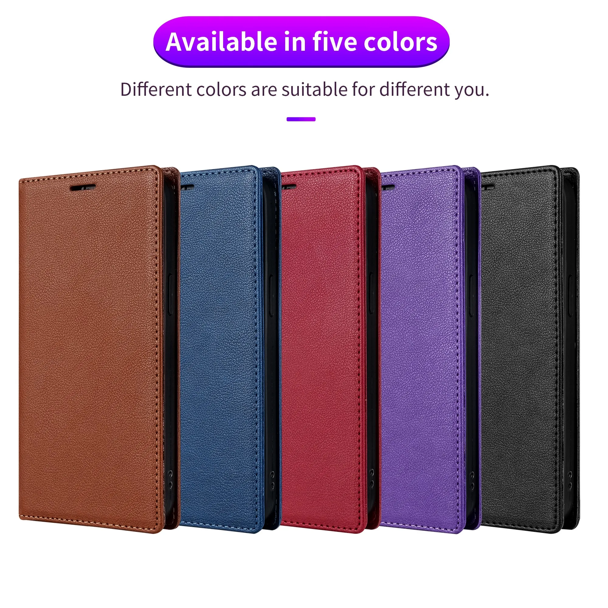 Leather Case For Samsung Galaxy S24 S25 Ultra S23 Plus FE A16 A36 A56 A15 A25 A55 A14 A34 A54 A13  A33 A53 Flip Wallet Cover