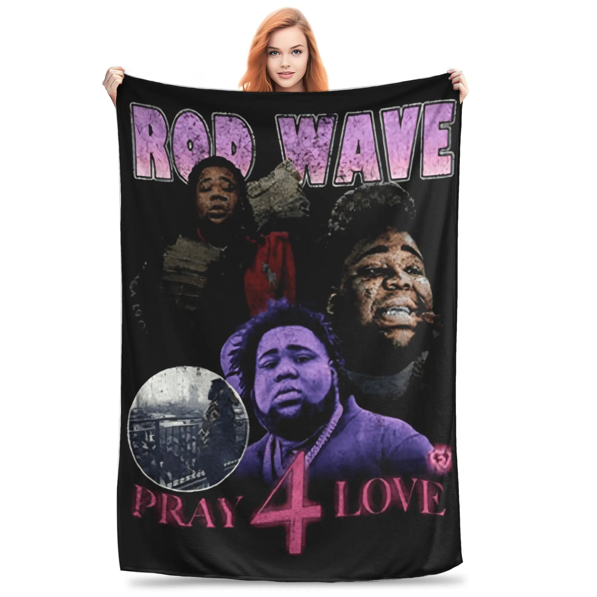 

Плюшевое одеяло с волной, детское фланелевое одеяло для молитвы 4, для спальни, теплое мягкое покрывало индивидуального качества, подарок на день рождения