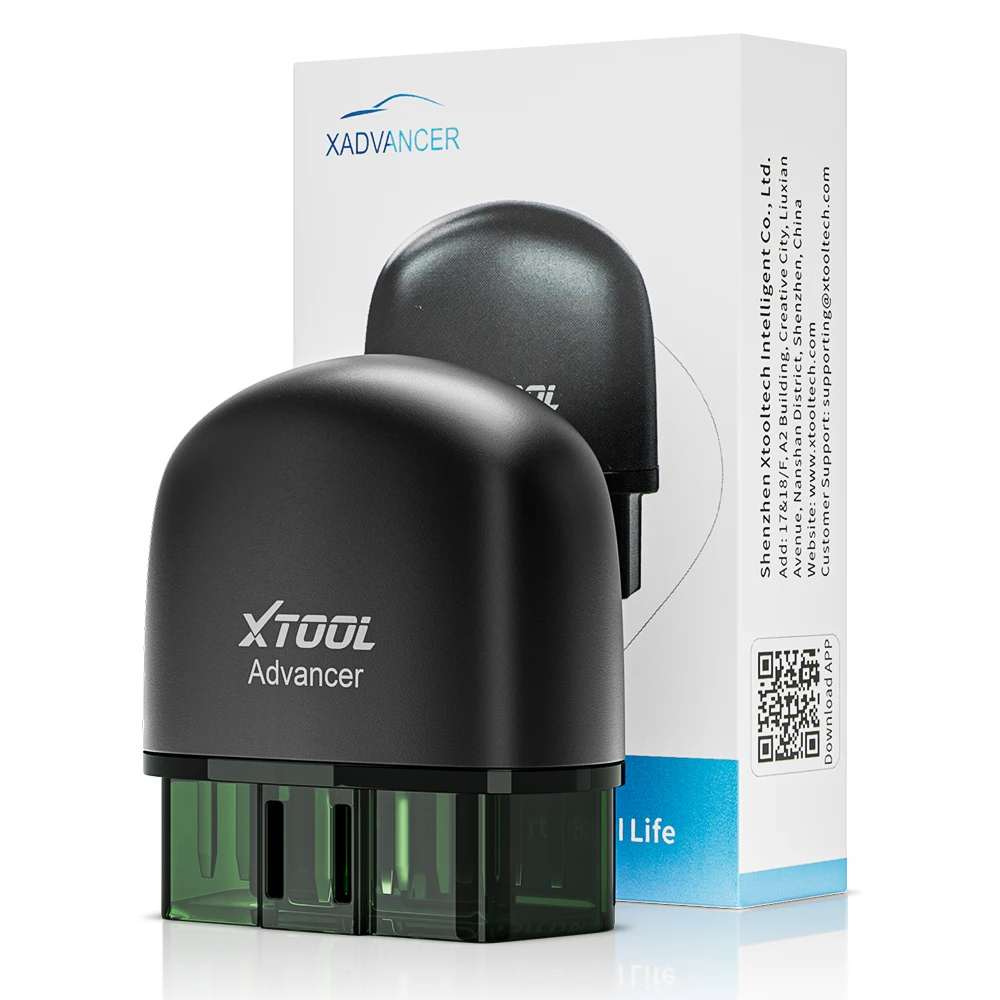 XTOOL Advancer AD20 Auto-OBD2-Scanner, Codeleser, Diagnosetool für iPhone und Android, Check Engine Light Smog Check Full OBD2