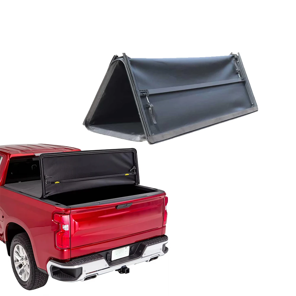 

Soft PVC Folding Truck Bed Canopy with Locking for Dodge Ram 1500 for Offroad