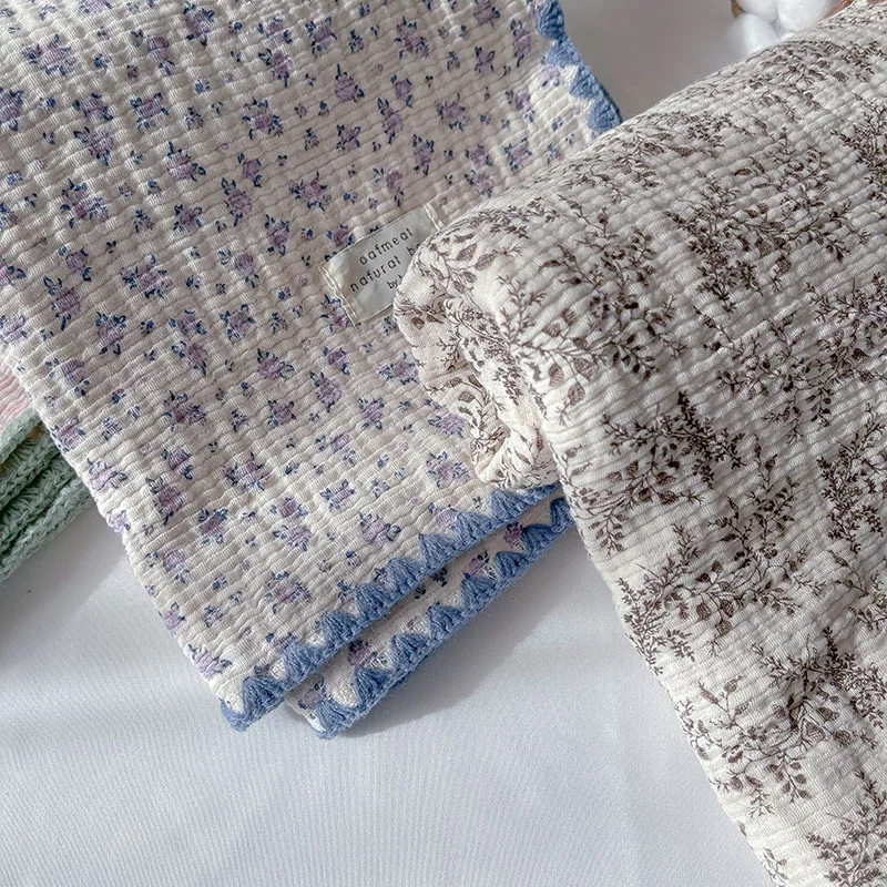 Cotton Printing Baby Blanket Anti-shock Breathable Newborn Hooded Swaddle Wrap Cartoon Envelope Sleep Sacks Bedding Blanket