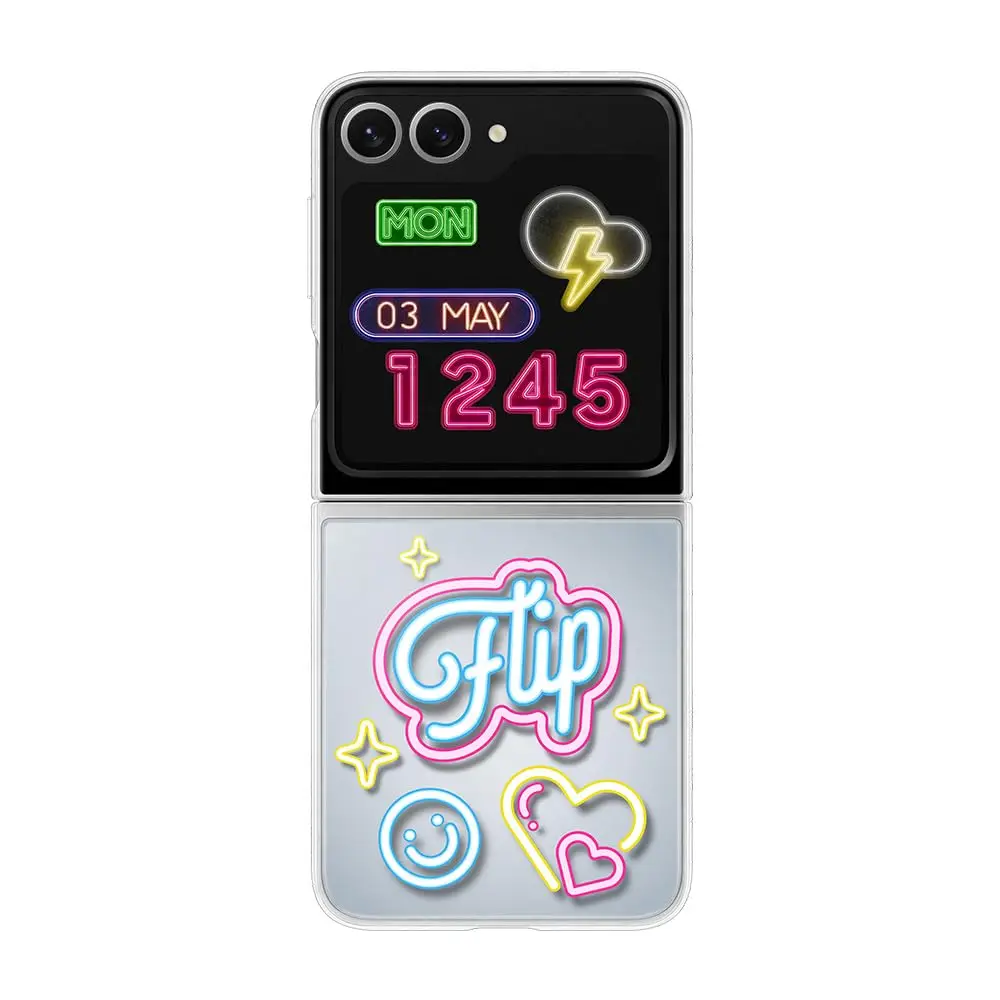 Original for Samsung Galaxy Z Flip6 Flipsuit Case EF-ZF741 Galaxy Z Flip 6 Smartphone Cove Transparent