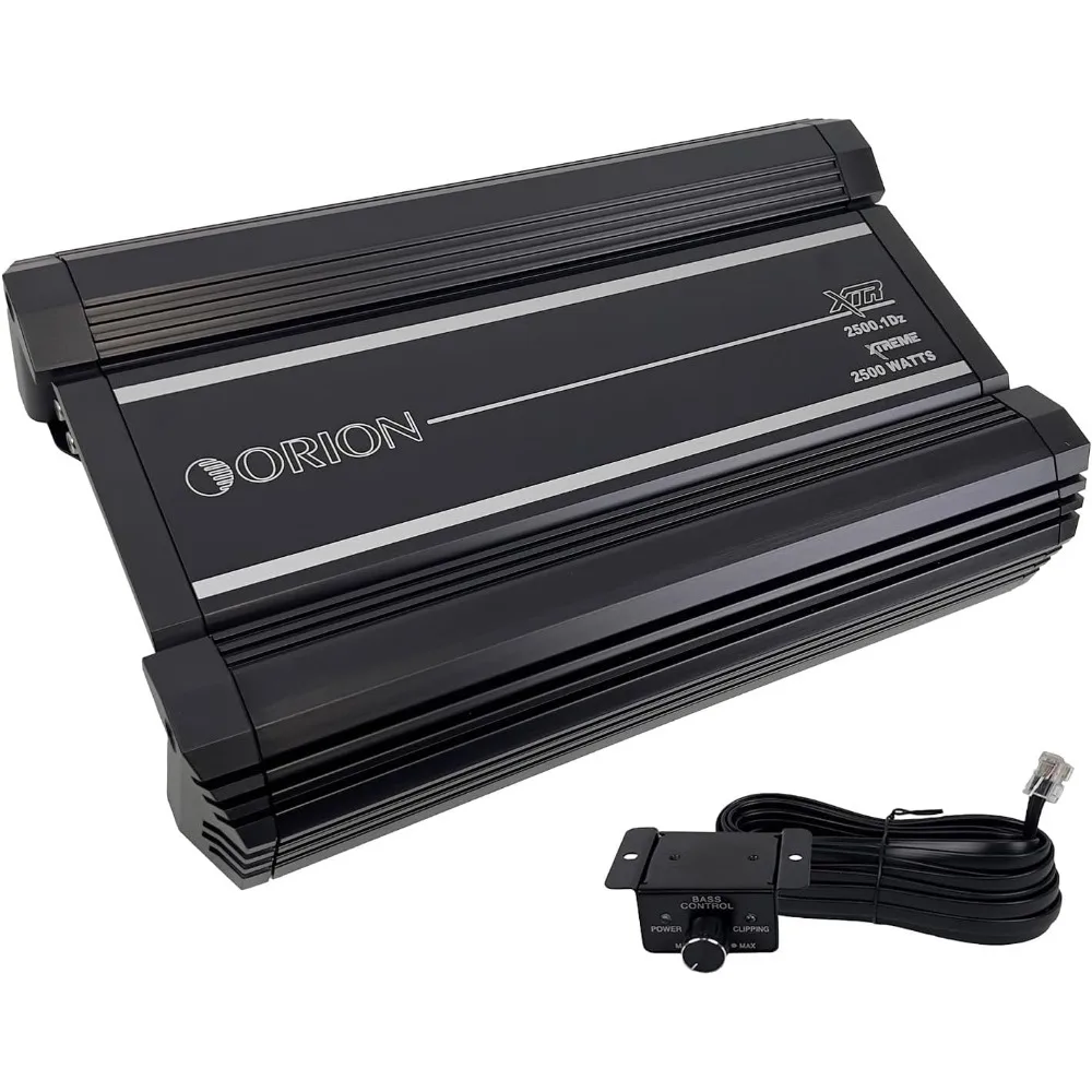 

XTR Series XTR2500.1DZ High Power Monoblock Class-D Car Amplifier 2500W RMS, 1Ohm Stable, Low-Pass Crossover, Bass Boost Control