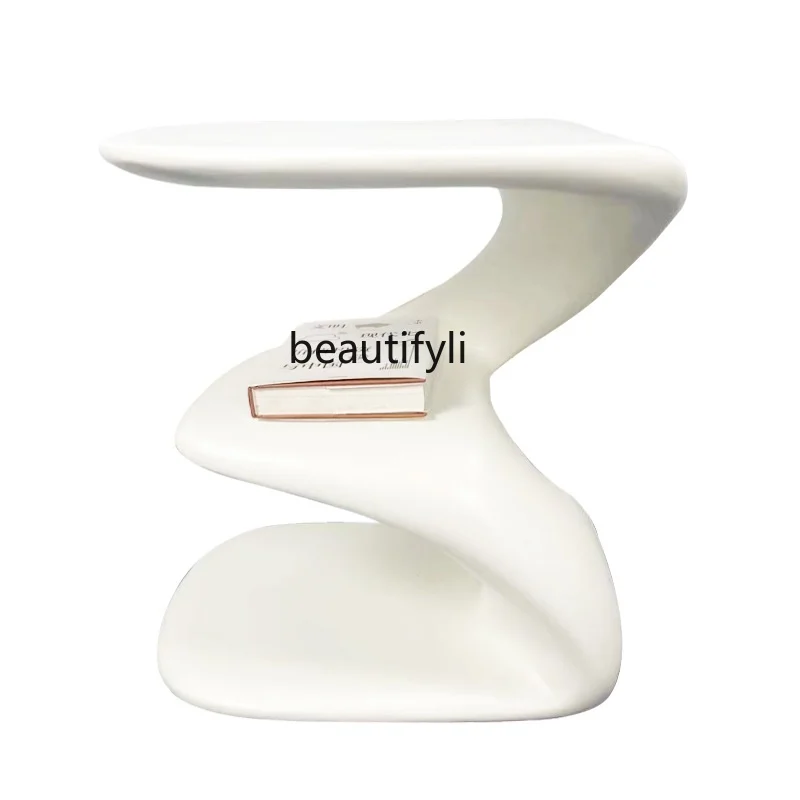 

Nordic Light Luxury Creative Living Room Sofa Side Designer Bedside Multi-Layer Locker Desk