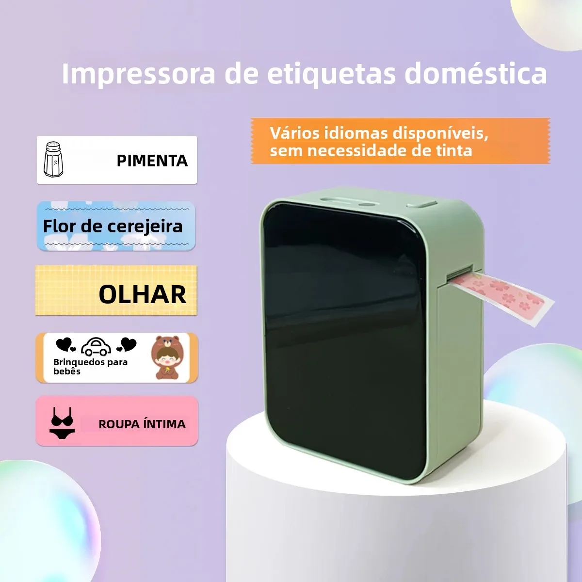 サーマルラベルプリンターミニポータブルワイヤレスbluetooth学生名札印刷ミニラベルメーカーオートカットサポート電話pc