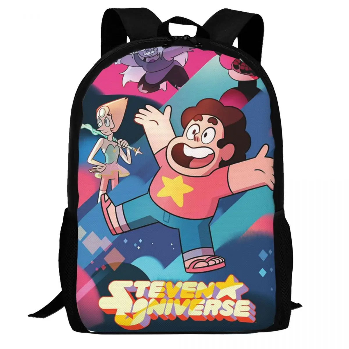 

Steven Universe Backpack Daypack Large Capacity Children BookBag School Bag Shoulder Bags for Men Women