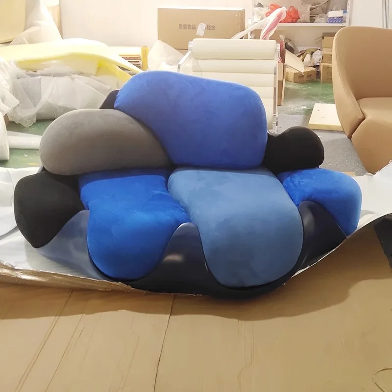 FRP 클라우드 소파 의자 호텔 빌라 휴식 공간 특수 모양의 소파