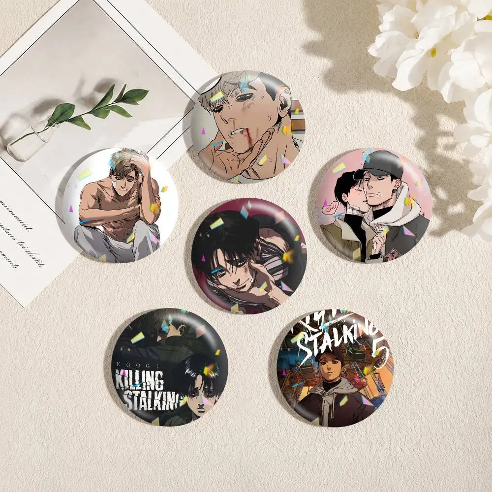 K-Killing S-Stalking Manhwa  25mm 32mm 44mm 58mm 75mm Brooches Badges Pins for Accessories Gift